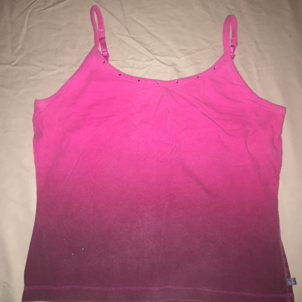 Pink ombré tank size xl
